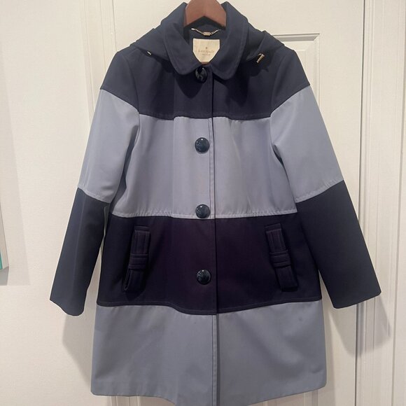 Kate Spade New York Trench Coat - Rain Jacket Size Large - Picture 1 of 5